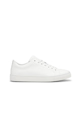 Signature Leather Sneaker - White