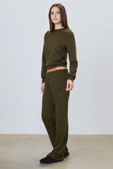 Straight Leg Sweatpant - Moss