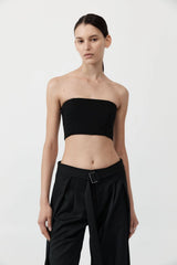 Raw Edge Bodice - Black
