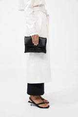 Dual Envelope Clutch - Black