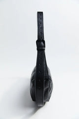 Adjustable Crescent Bag - Black