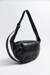 Adjustable Crescent Bag - Black