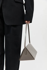 Triangle Origami Shoulder Bag - Slate