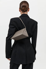 Triangle Origami Shoulder Bag - Slate