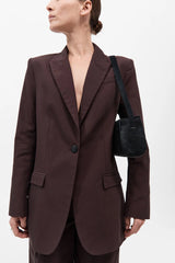 Pony Hair Baguette Bag - Black