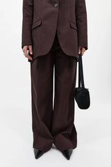 Pony Hair Baguette Bag - Black