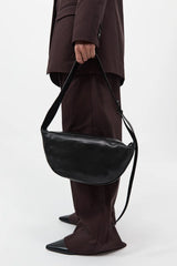 Adjustable Crescent Bag - Black