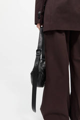 Adjustable Crescent Bag - Black