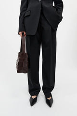 Woven Mini Tote - Chocolate