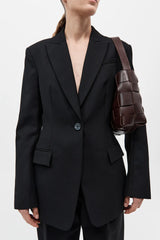 Woven Mini Tote - Chocolate