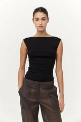 Tailored Transparent Pants - Black Olive