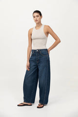 Sculpted Knit Top - Silver