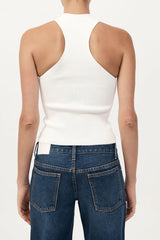 Sculpted Knit Top - Off-White