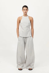 Everyday Drawstring Pants - Silver