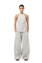 Everyday Drawstring Pants - Silver