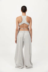 Everyday Drawstring Pants - Silver