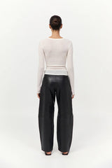 Baby Wool Long Sleeve Top - Off-White