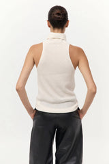 Cashmere Blend Top - Chalk