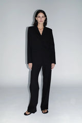 Fine Band Carter Trouser - Black