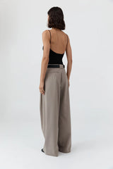Pleat Loop Pants - Moose