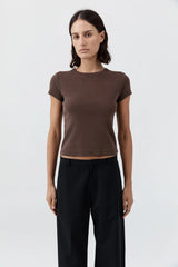 Organic Cotton Baby Tee - Mocha