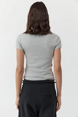 Organic Cotton Baby Tee - Grey Marle