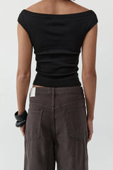 Canvas Mid Rise Barrel Jeans - Ash - BLVD