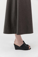 Bandeau Wedge - Black - BLVD