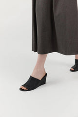 Bandeau Wedge - Black - BLVD