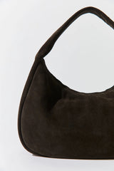 Suede Large Bon Bon Bag - Ash - BLVD
