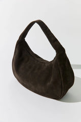 Suede Large Bon Bon Bag - Ash - BLVD