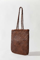 Bagu Woven Tote - Chestnut
