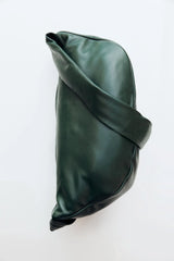 Soft Crescent Bag - Forest Green