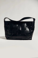 Woven Large Tote - Black