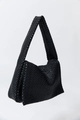 Lattice Everyday Satchel - Black