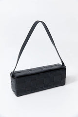 Woven East West Bag - Black