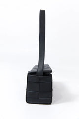 Woven East West Bag - Black
