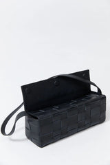 Woven East West Bag - Black