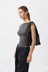 Lattice Everyday Satchel - Black