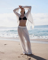 Cremona Sheer Pant - White