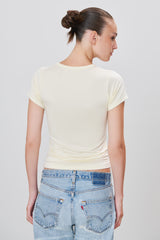 Modal Crewneck S/S T-Shirt - Ivory