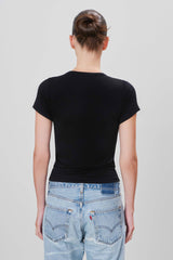 Modal Crewneck S/S T-Shirt - Black
