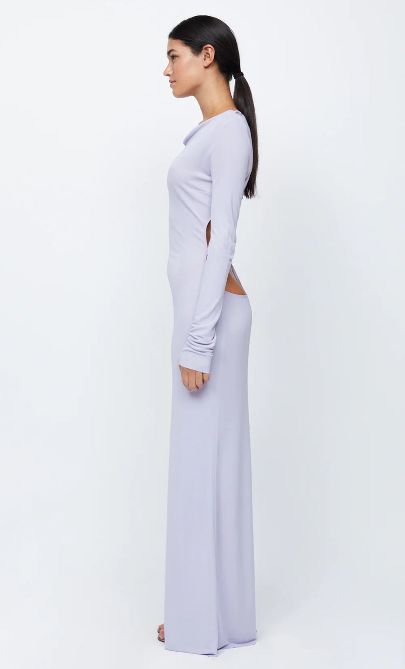 Amara L/S Maxi Dress - Lilac