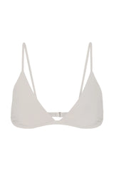 The Classic Triangle Bikini Top - White