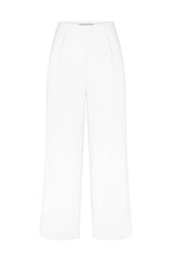 City Wide Leg Pant - White