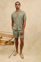 Atlas Shirt - Diamond Oat Olive