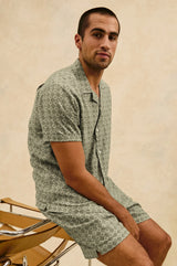 Atlas Shirt - Diamond Oat Olive