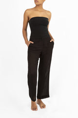 The Ritts Strapless Top - Black - BLVD