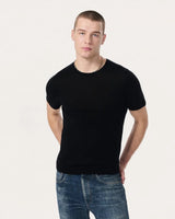 Aulton Knit SS Tee - Black