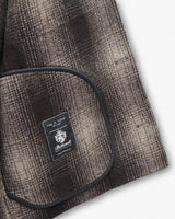 Austin Wool Shirt Jacket - Brown Plaid